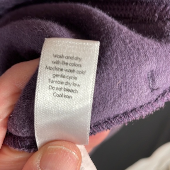 Athleta women’s purple Asymmetrical Zip Pullover medium with 2 zipper pockets - Picture 6 of 16